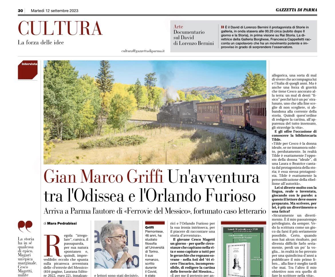 LA GAZZETTA DI PARMA FERROVIE DEL MESSICO